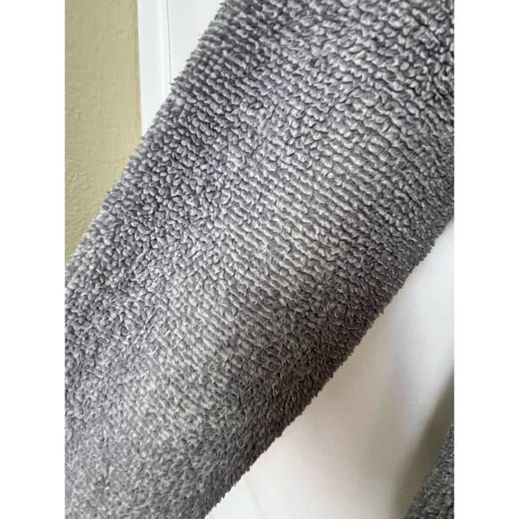 The North Face Women's Large Gray Sherpa Fleece Jacket Full Zip Long Sleeve Cozy - Picture 7 of 11